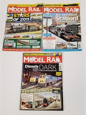 Lot of 3 Model Rail Magazines UK - July 2014, May 2014 & January 2011 - Good Con